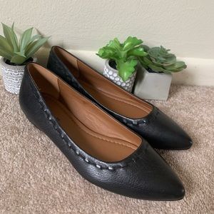 FRYE & CO erin stitch leather ballet flats NWOT